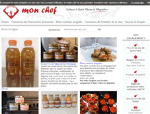 Tablet Screenshot of monchef.net